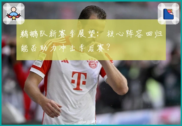 鹈鹕队新赛季展望：核心阵容回归能否助力冲击季后赛？